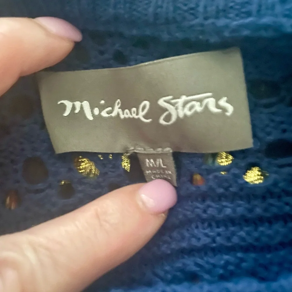 Michael Stars Layering Distressed Sweater LIKE NEW